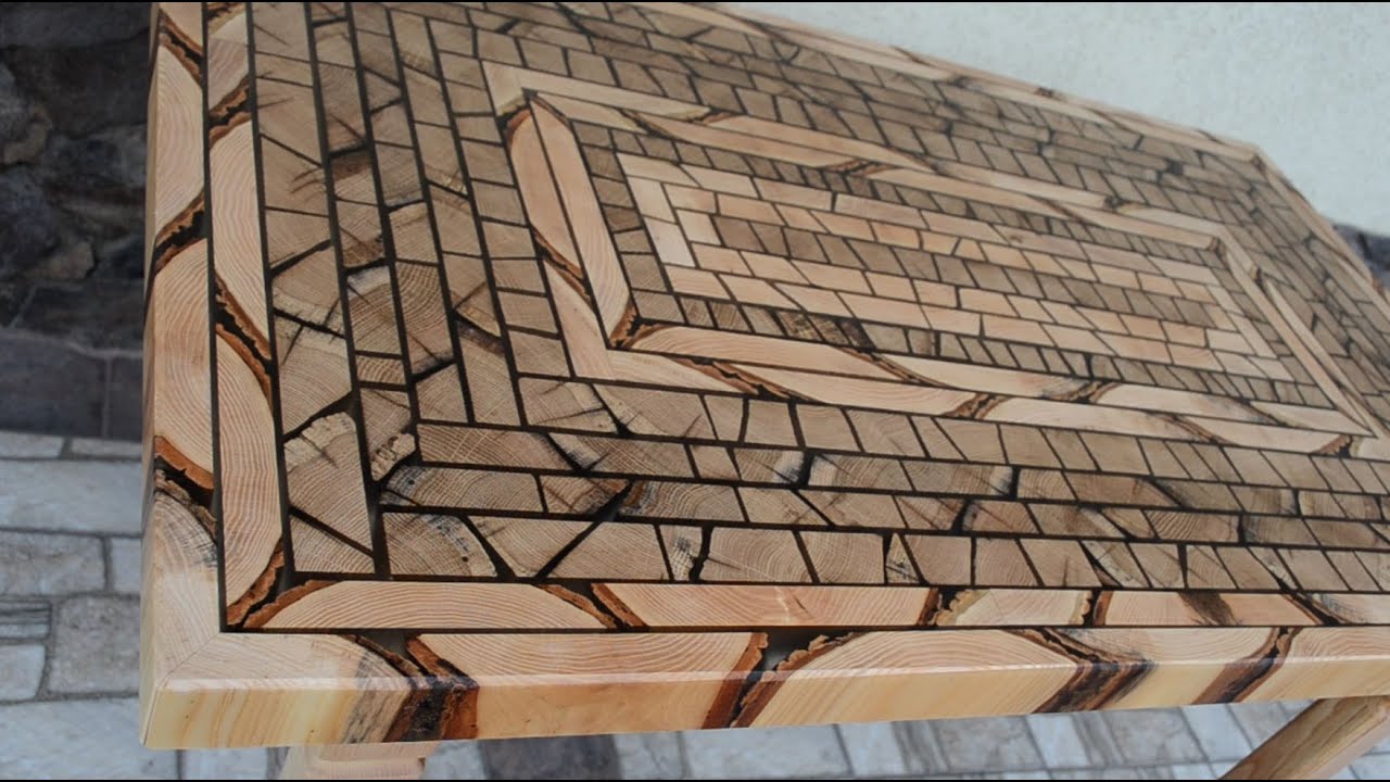Hardwood kitchen table