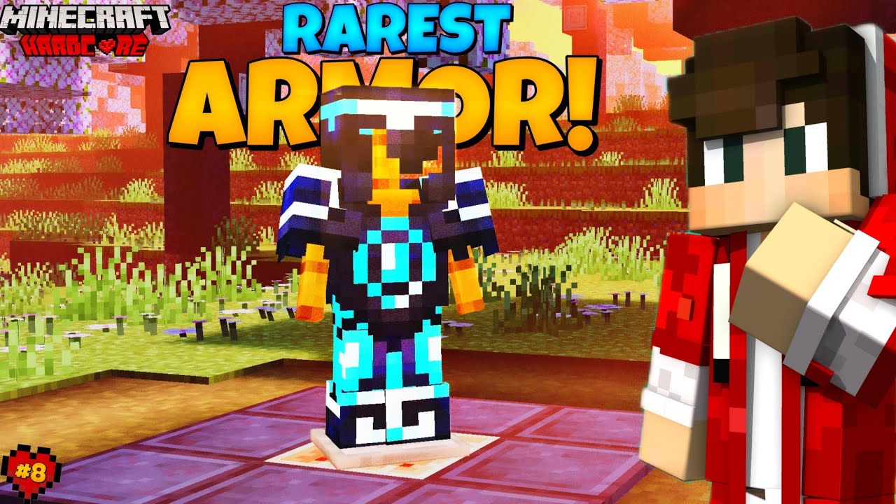 Finally I Made The RAREST ARMOR🤯 || MCPE Hardcore EP-8 [Hindi
