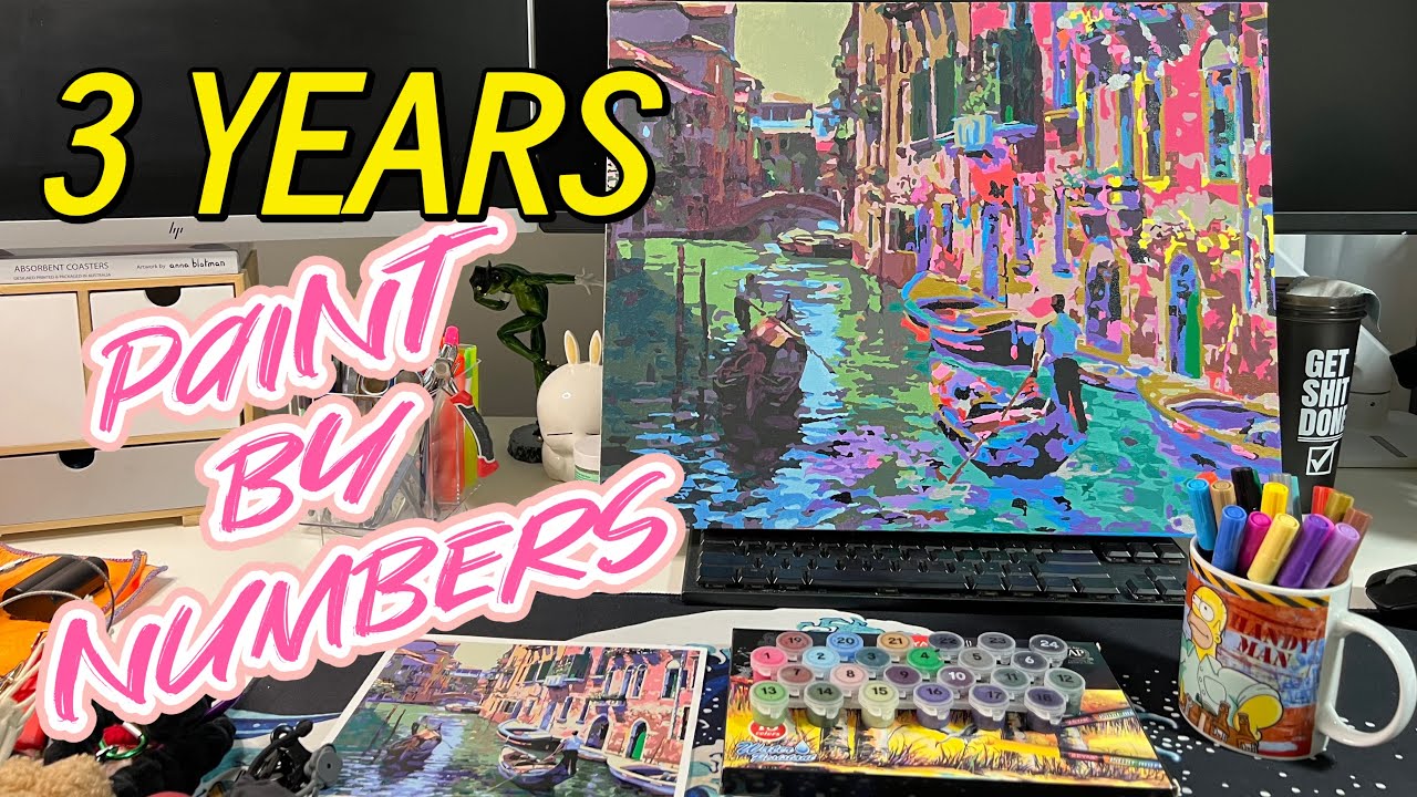 Paint by numbers that took me almost 3 years to complete!