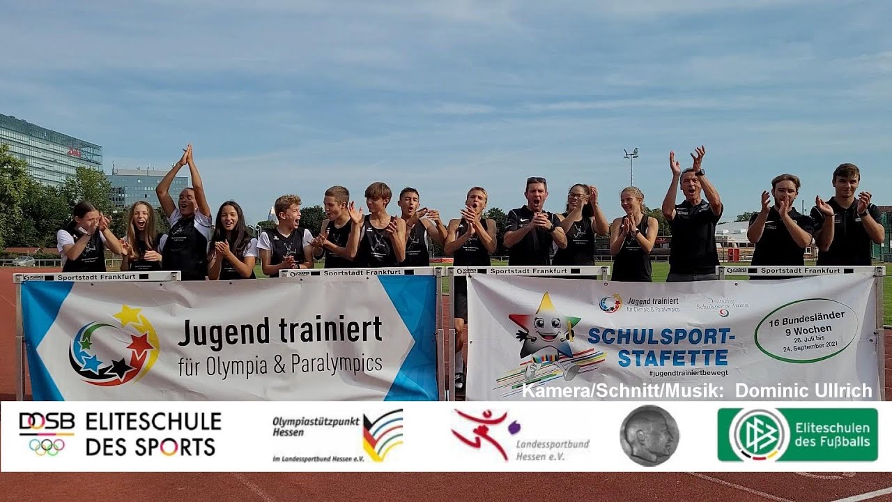 Leichtathletikwettbewerb Carl-von-Weinberg-Schule (Hessen) Schulsportstafette 