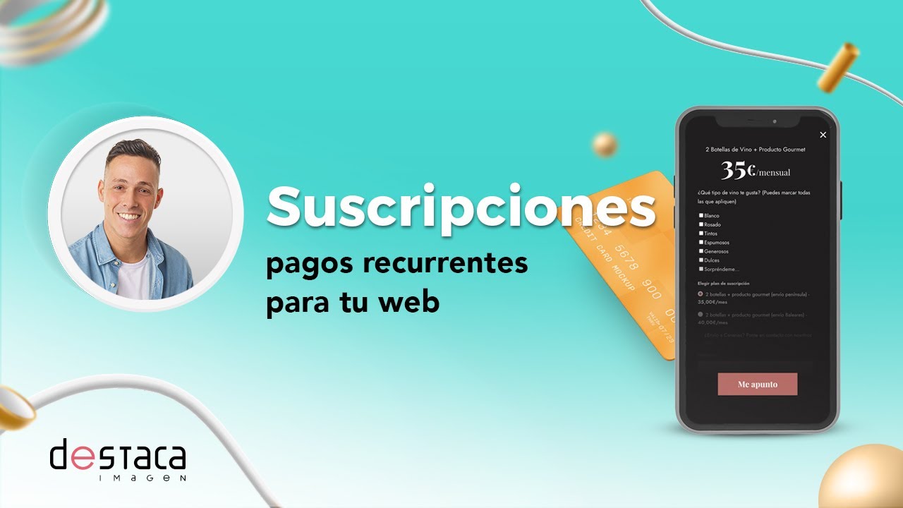 P&aacute;gina web con pagos recurrentes o membres&iacute;as