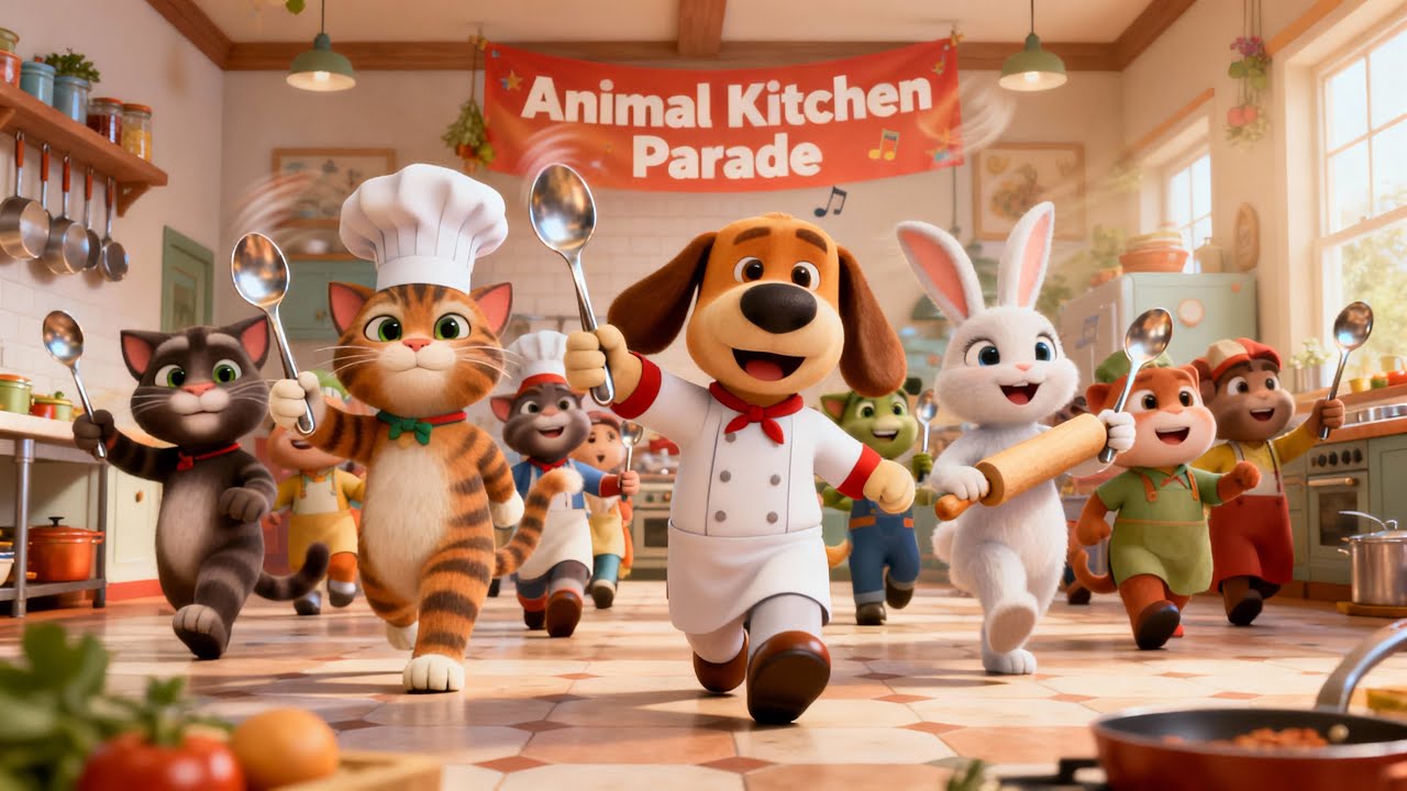 Fun Fun Animal Kitchen Parade 01