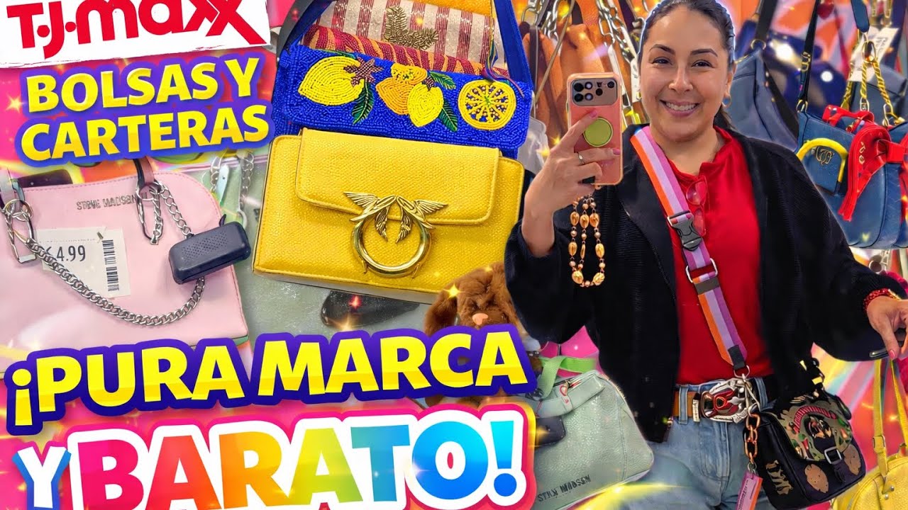  AQU&Iacute; ES DONDE LAS MARCAS CARAS SE VUELVEN BARATAS 😱👜 | TJ MAXX❗️PURAS MARCAS. 