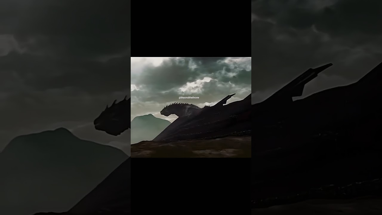 Balerion the black dread size.. #beyondthethrone #gameofthrones #houseofthedragon #balerion #vaghar
