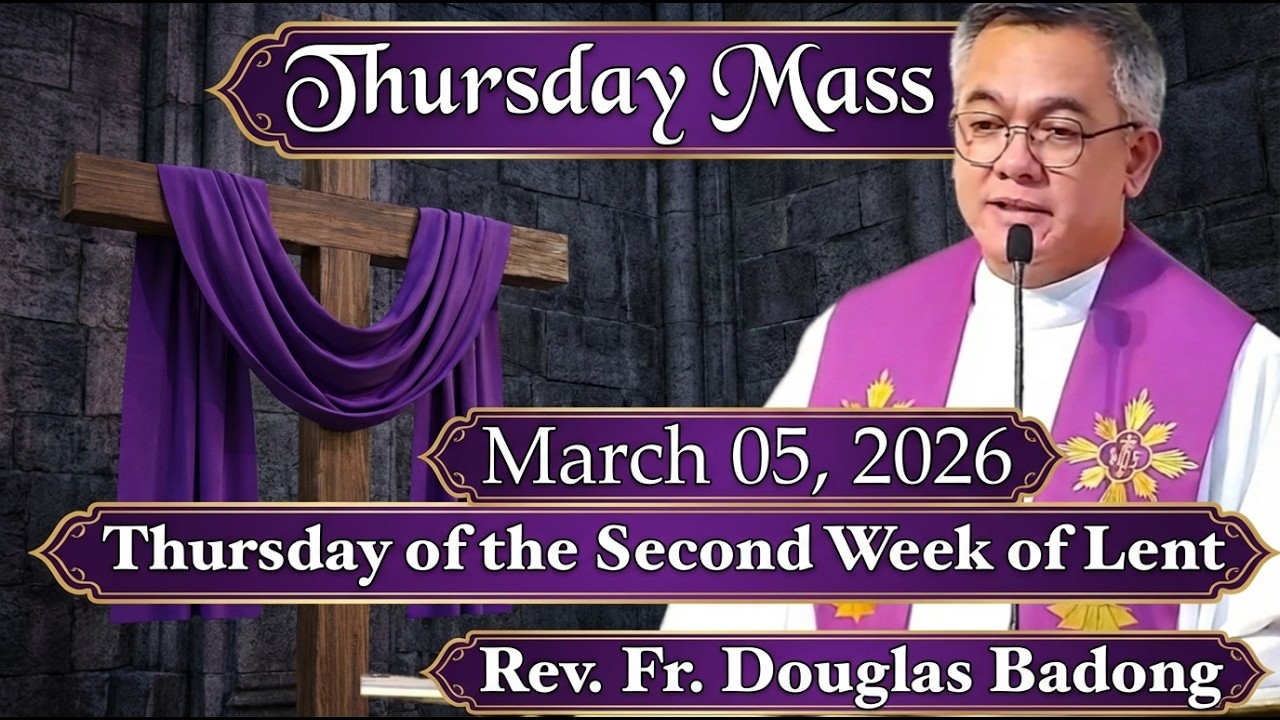 Filipino Live Mass Today | March 05, 2026 | Rev. Fr. Douglas Badong