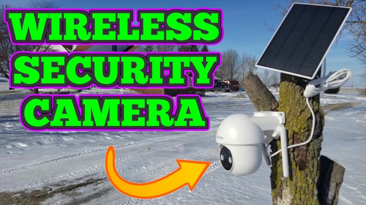Wireless Outdoor Solar Powered Security Camera By Codnida