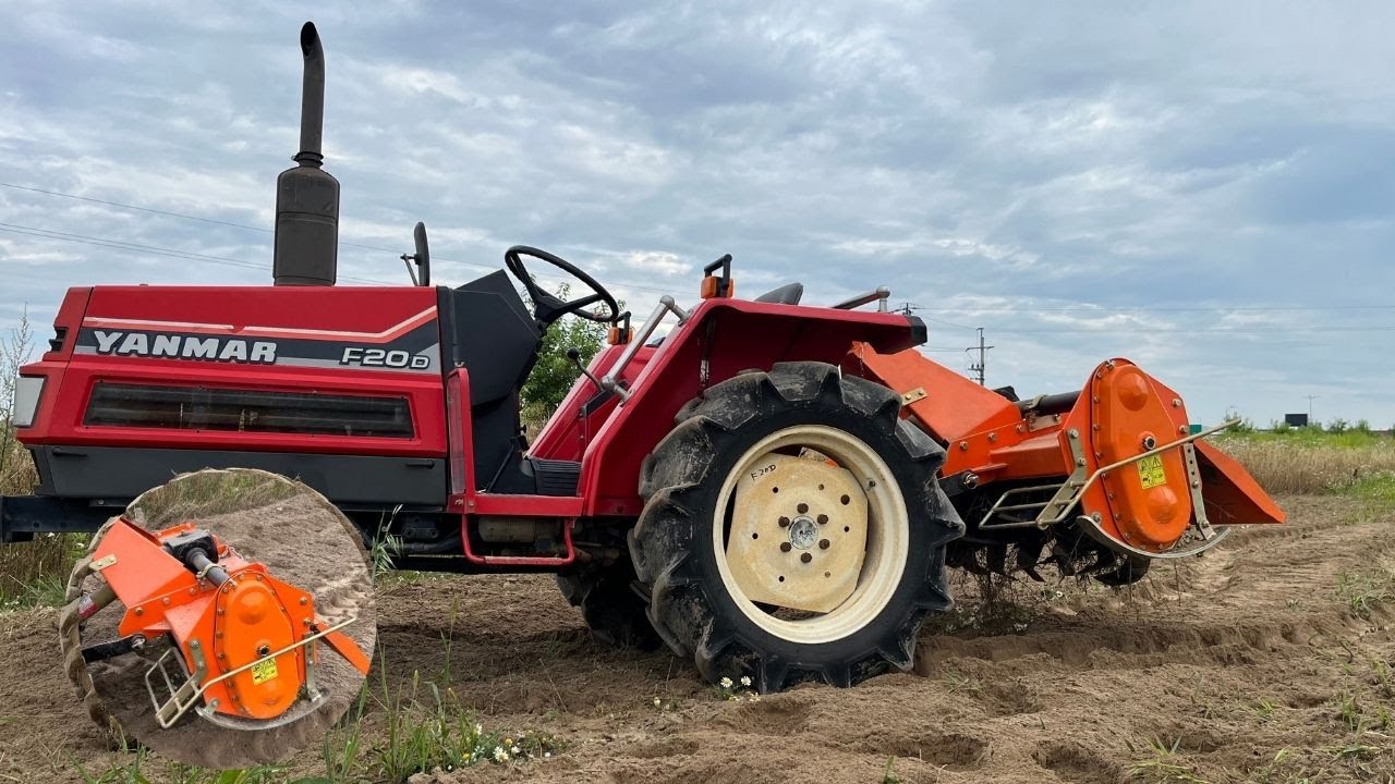 TESTUJEMY MASZYNY:  YANMAR F20D + GLEBOGRYZARKA MIKANN IGN150 JAPAN TRAK