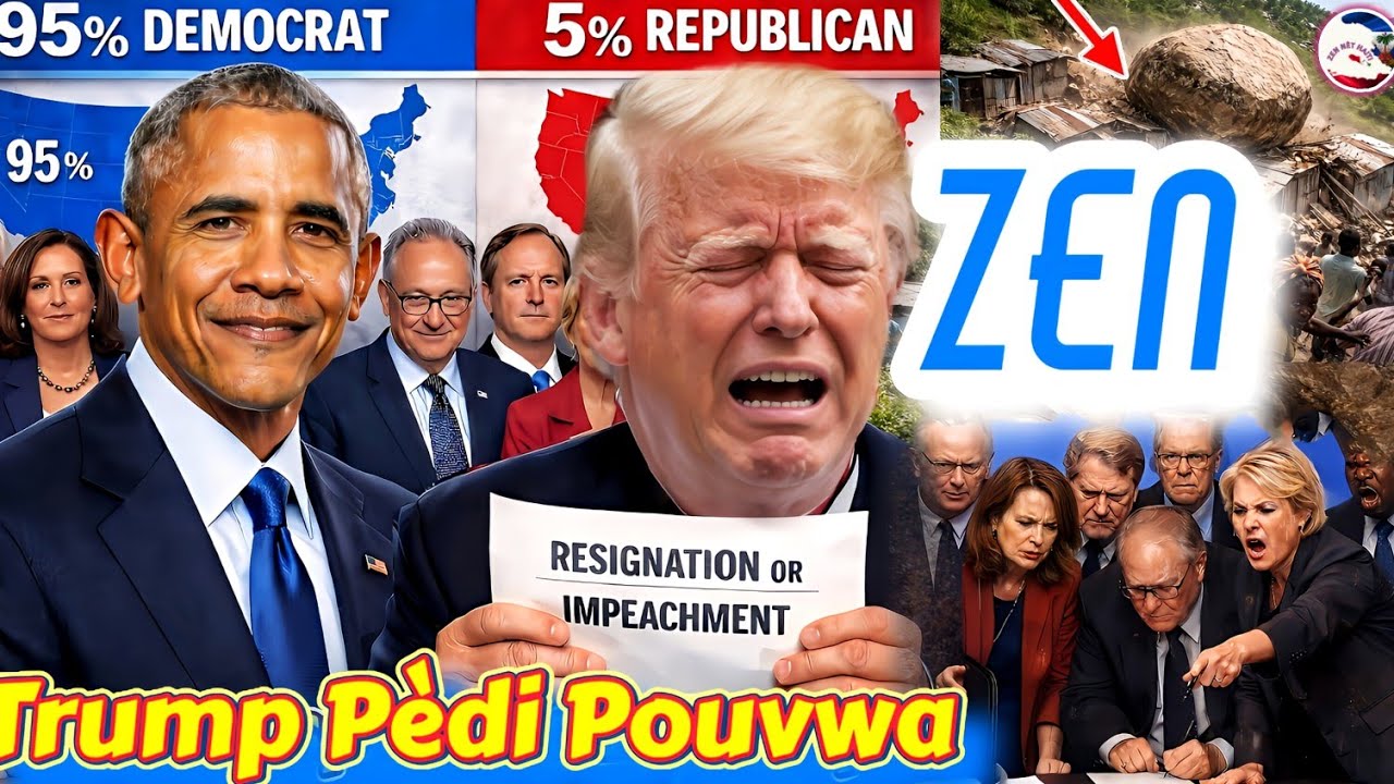 26 Fev Rèl Trump Fèk Dakò Remet Plas Prezidan Demokrat Fete/Yon gro Ròch Fè 2Ga Okap 542Milyon$ zen