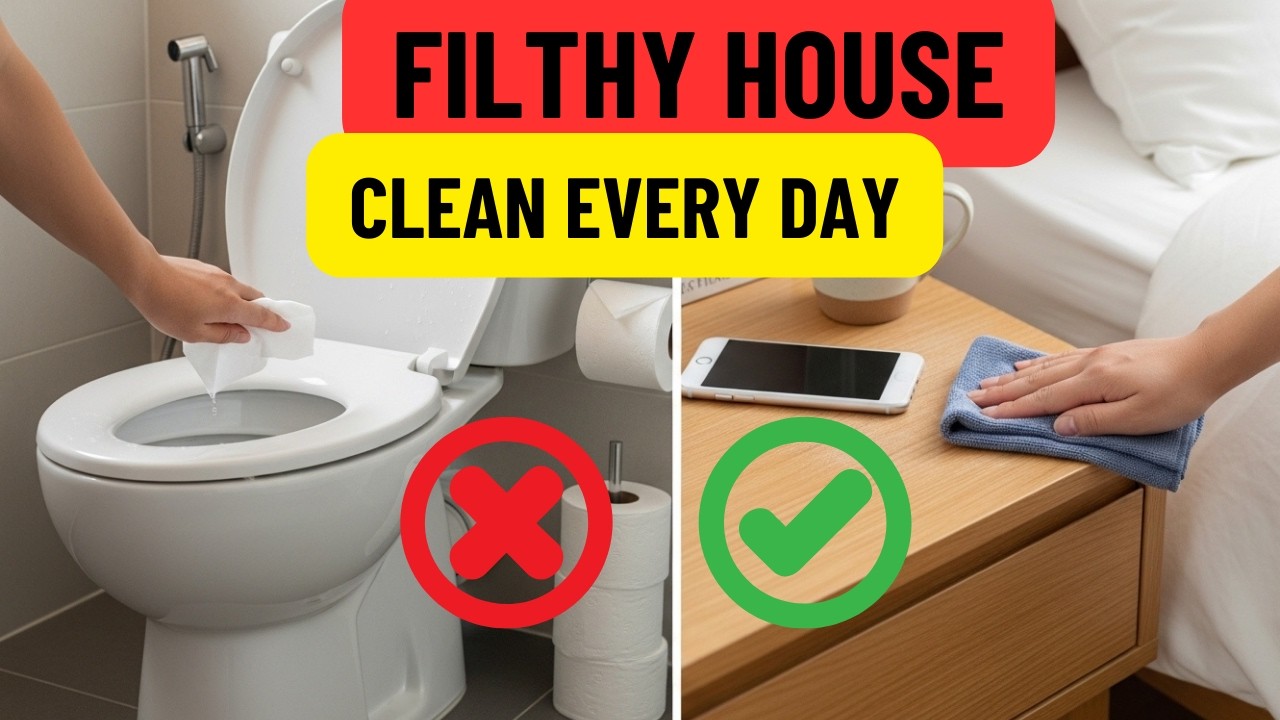 🚨 Things You Need to Clean Every Day or Your House Will Get Gross!