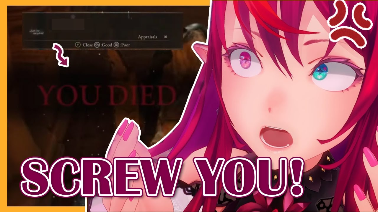 Irys Lost It After Getting Hard Trolled by This Messasge in Elden Ring  [Hololive EN]