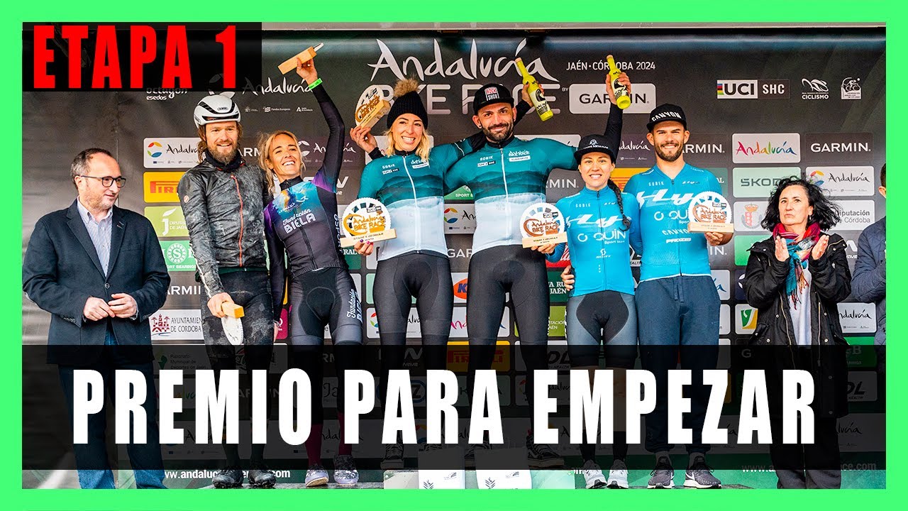 ANDALUCIA BIKE RACE 2024 Etapa 1 || Recorte de Etapa y Premio 🥉 Empezamos BIEN!!! 🎉