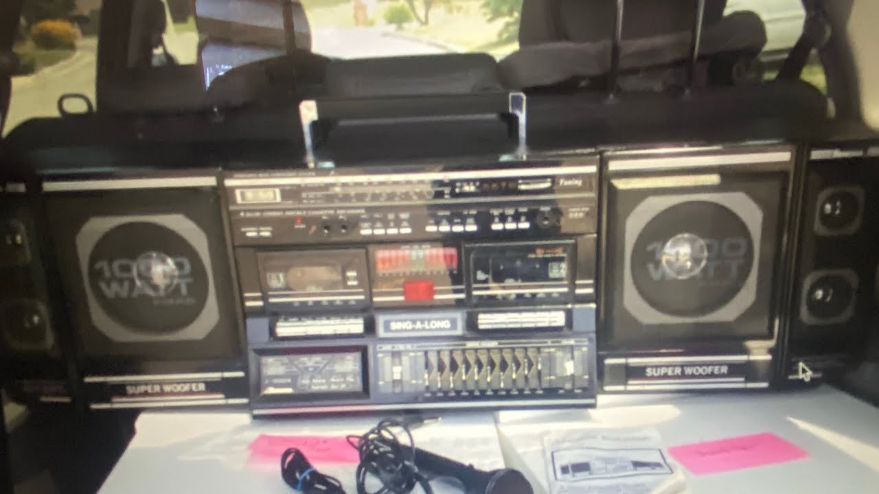 Vintage Boombox Sigma S1011 Super Jumbo Radio Cassette Player AKA J1000N Berecha