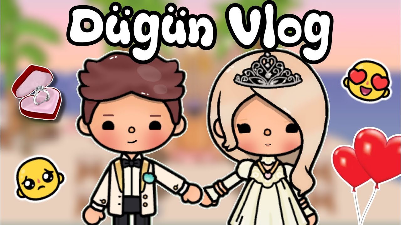 EVLENİYORUZ!!!💍 °Düğün Vlog° / Toca Life World Türkçe/ Justin Toca
