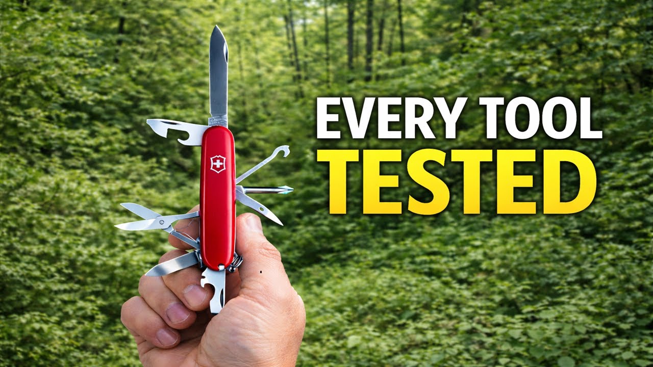 Swiss Army Knife – Every Tool Tested in Real Use