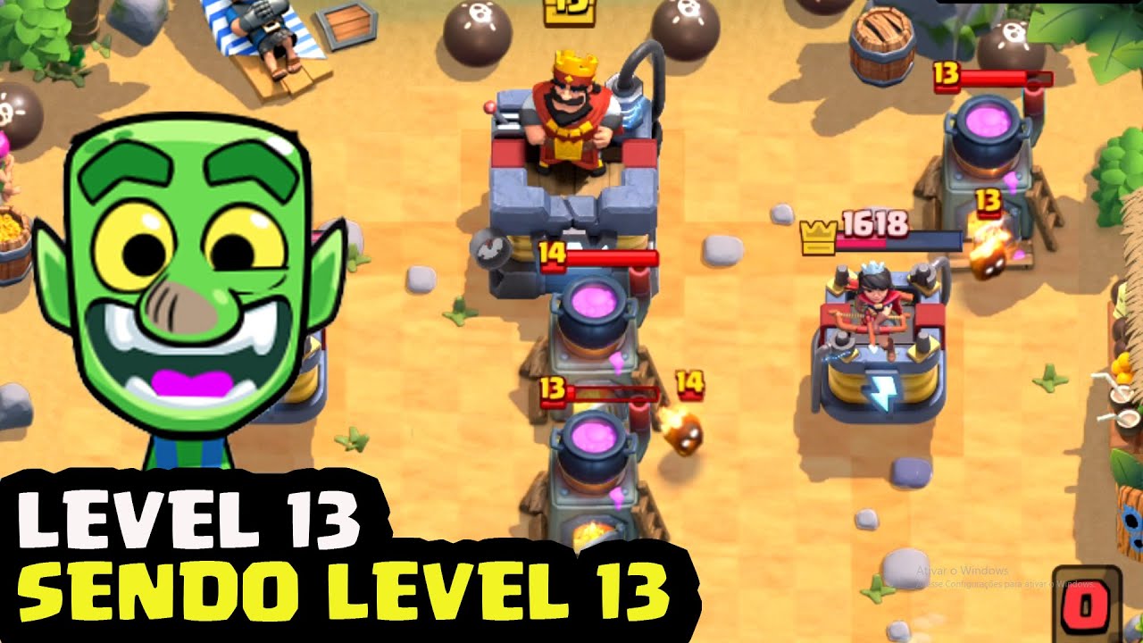 OS LEVEL 13 MAIS ENGRAÇADOS DO CLASH ROYALE - MOMENTOS ENGRAÇADOS