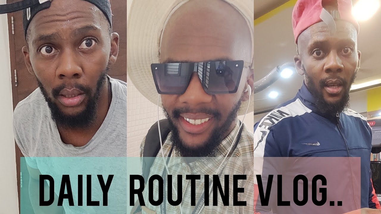 Daily Routine Vlog:|Morning Workout/Breakfast, Attending, Skin Treatment, Gym.. #Theo Shangase.!