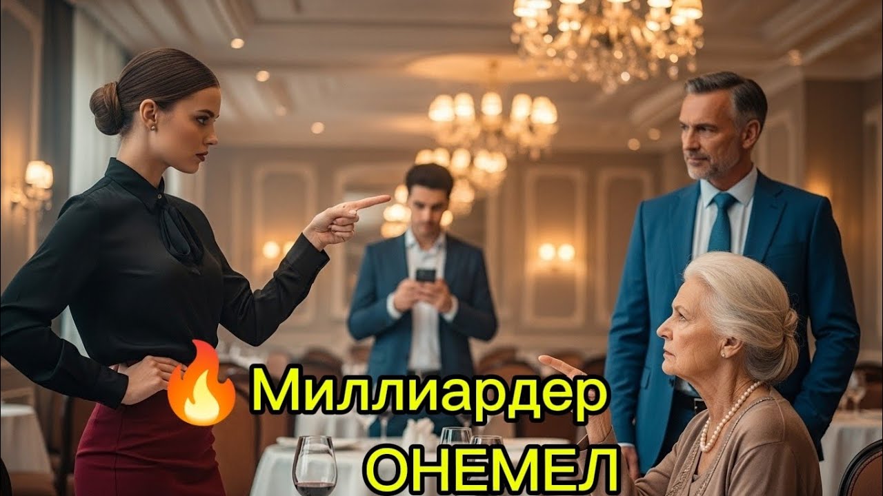 Скромная официантка заговорила с ГЛУХОЙ мамой миллиардера — зал ОНЕМЕЛ