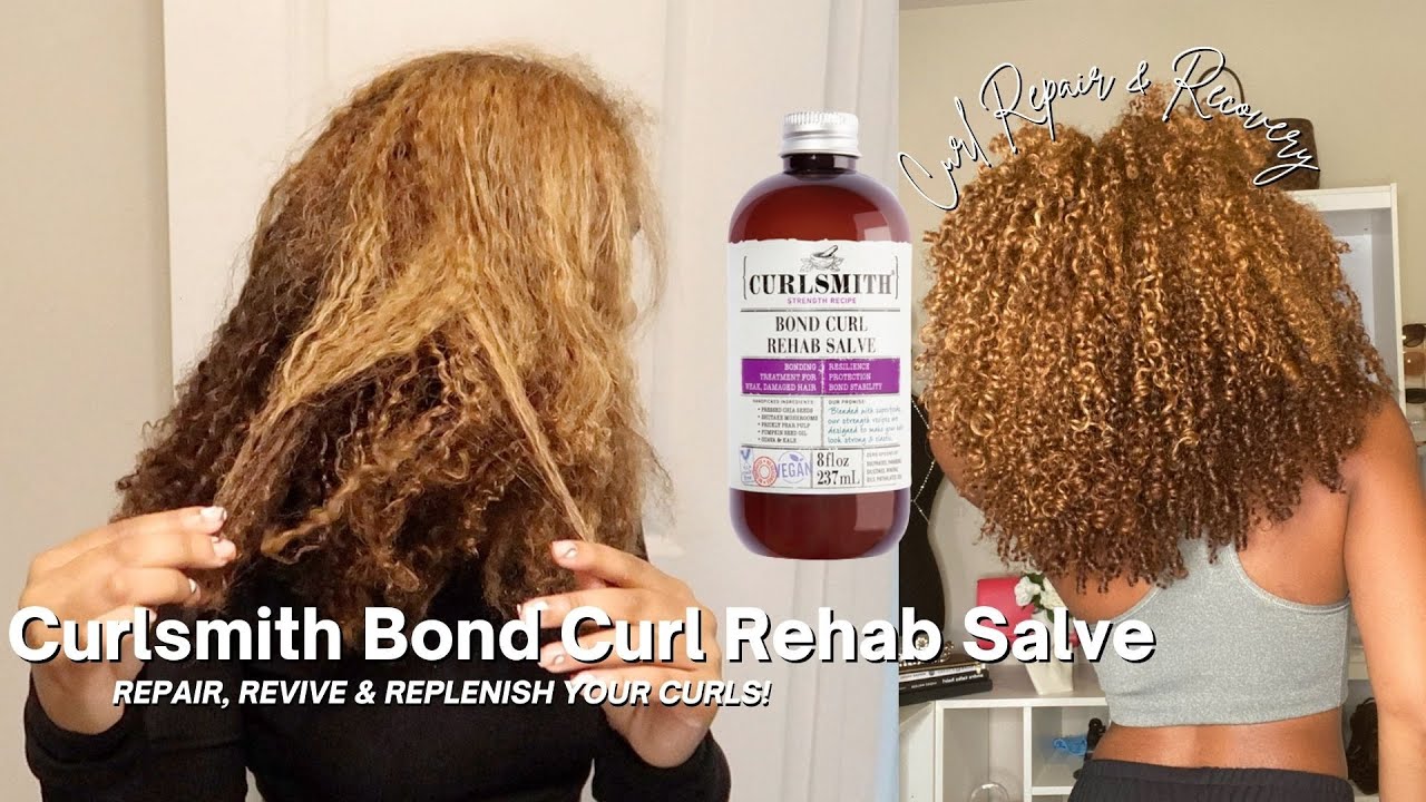 Curly Hair Recovery Hack | CurlSmith Bond Curl Rehab Salve