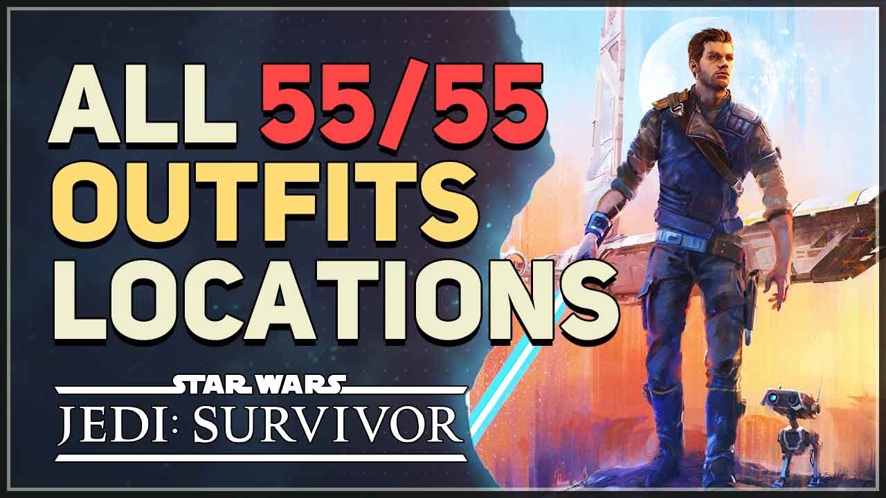 All Outfits Locations Star Wars Jedi Survivor (All Jackets Pants Shirts & Color Material)