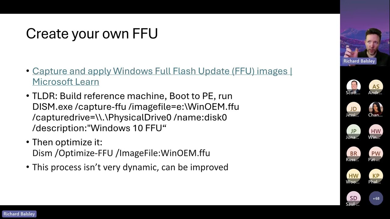Windows Deployment with FFUs - EDU Endpoint Office Hours