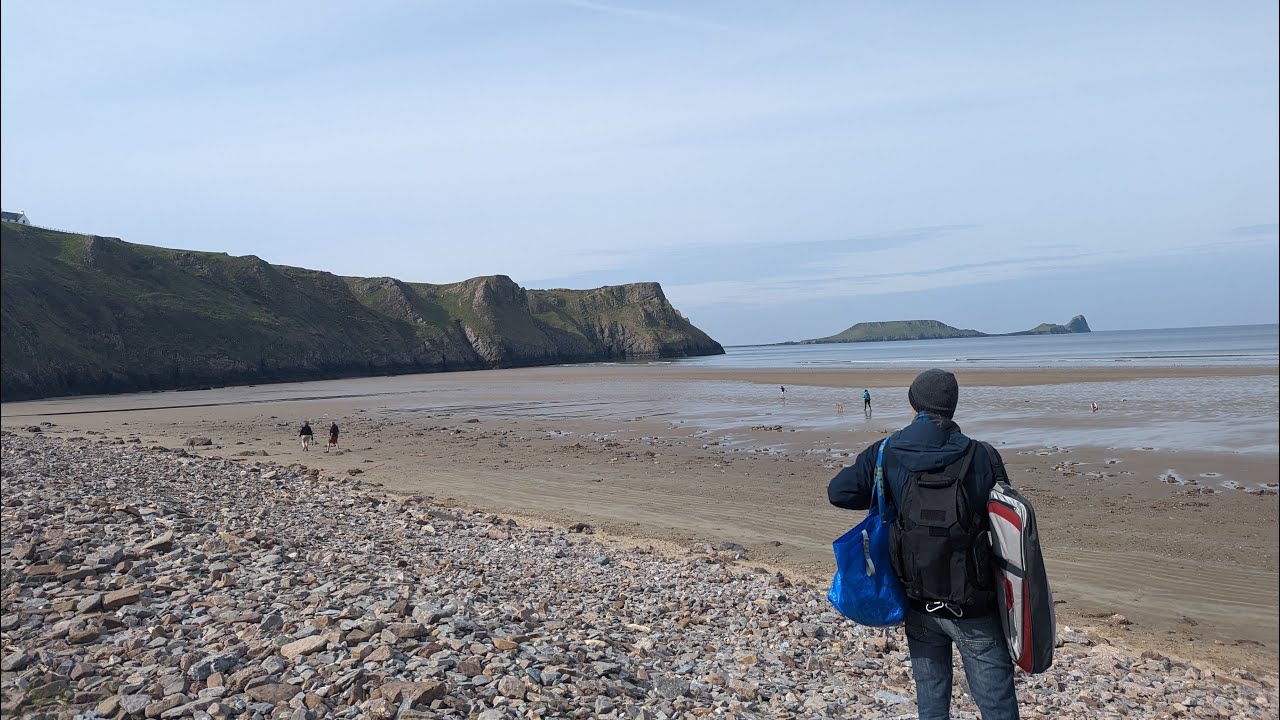 Climbing in Gower with London Rock Climbers