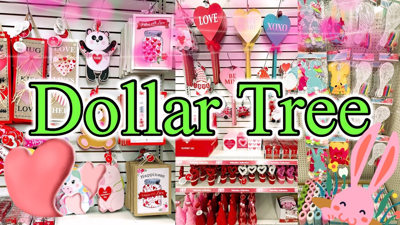 💞ЛЮБОВЬ В ВОЗДУХЕ В DOLLAR TREE! ПРЕДВАРИТЕЛЬНЫЙ ПОКАЗ К ДНЮ ВАЛЕНТИНА И ПАСХЕ! 🐰