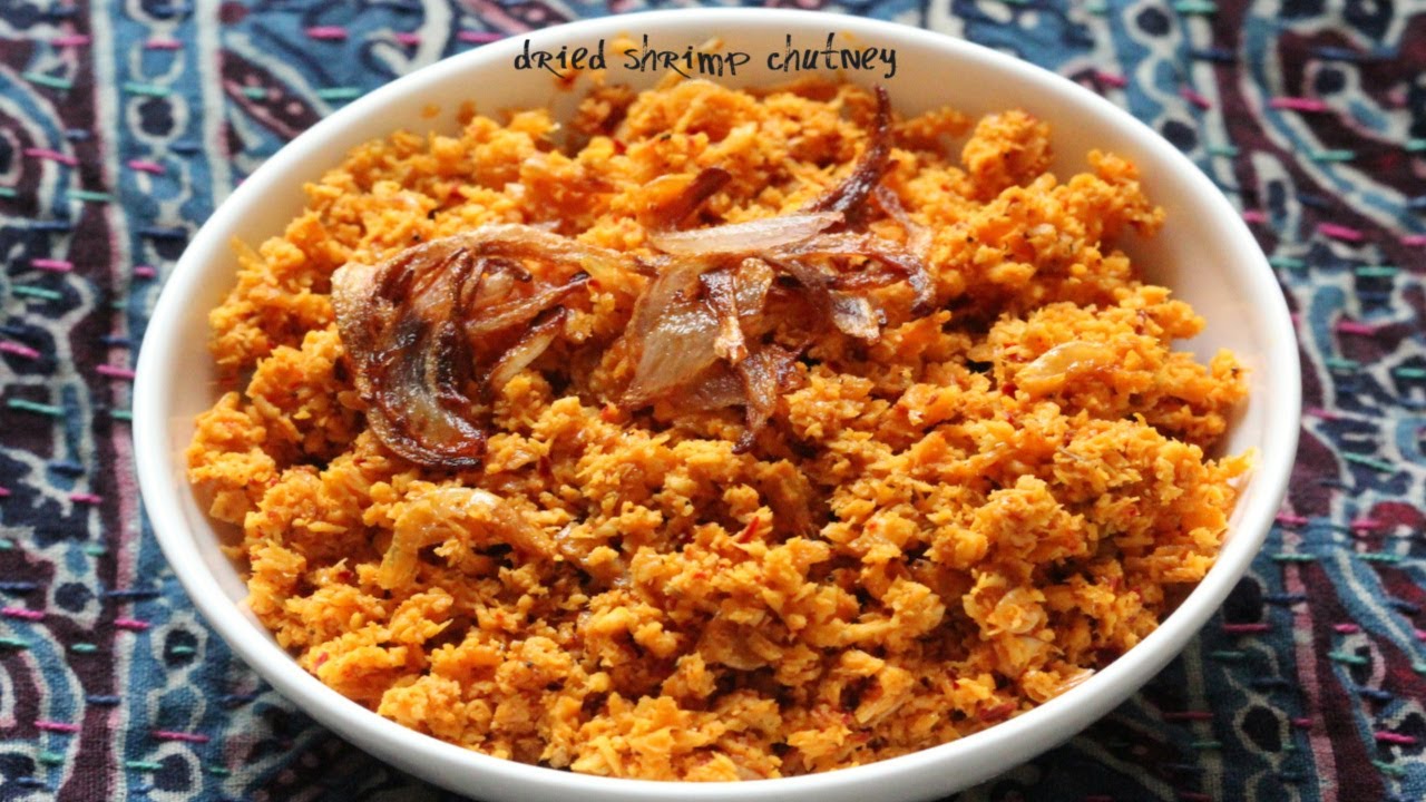 Dry Shrimp Chutney | Yetti Chutney | Galmbyachi Chutney | Mangalorean Style Dry Prawn Chutney