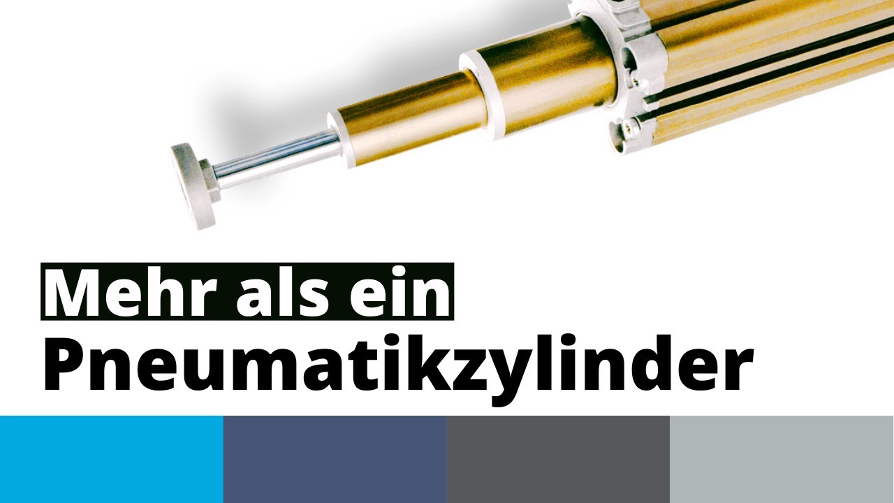 Platzproblem mit Pneumatikzylinder?  Teleskopzylinder als Lösung! | UNIVER Erklärt