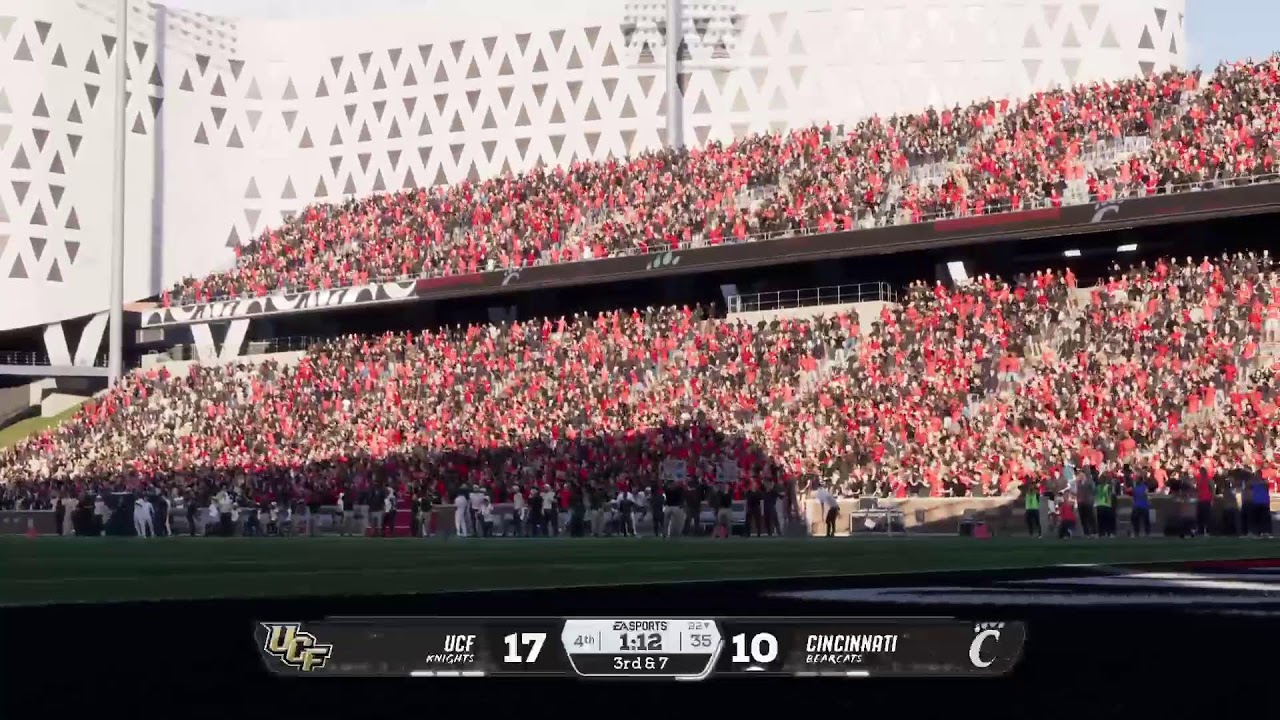 EA Sports College Football 26 Week 7 UCF Knights Vs Cincinnati Bearcats