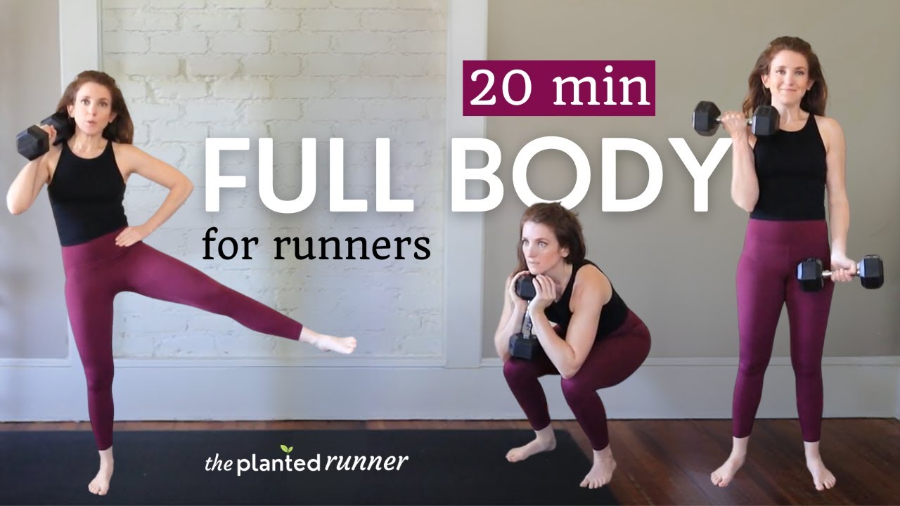 20 Minute Full Body Strength for Runners Follow Along