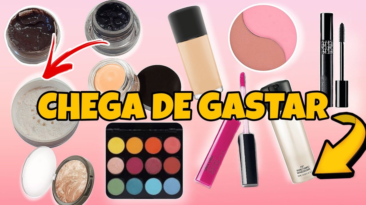 KIT COMPLETO DE MAQUIAGEM CASEIRA (12 PRODUTOS)