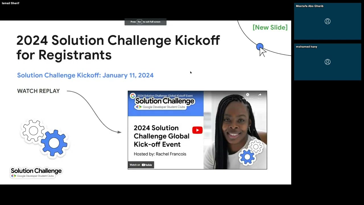 Guide Session, Google Solution Challenge 2024