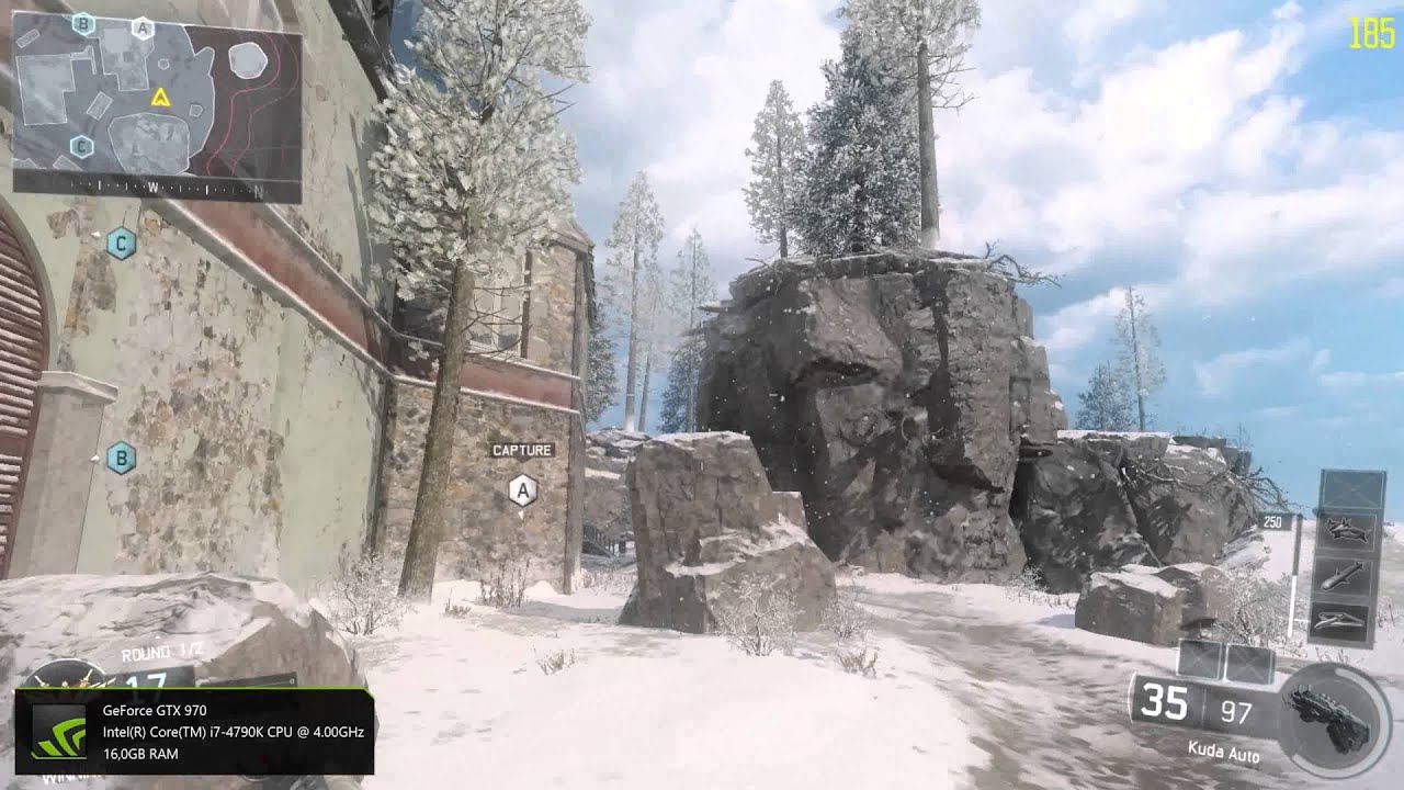 GTX 970 Performance test in Black Ops 3 Ultra settings