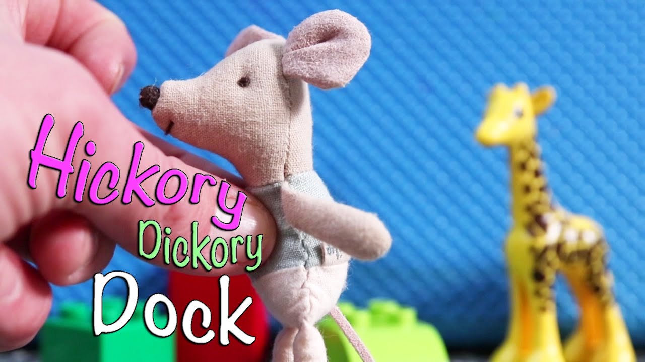 Hickory Dickory Dock with LEGO! Nursery Rhyme for toddlers feat Lego blocks