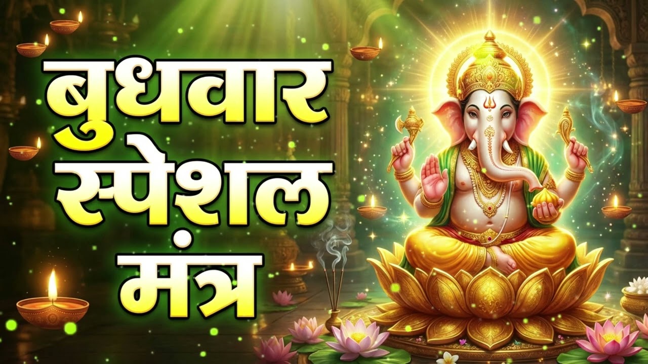 बुधवार भक्ति भजन - ॐ गं गणपतये नमो नमः, वक्रतुंड महाकाय, सुखकर्ता दुखहर्ता, गणेश अमृतवाणी व आरती II