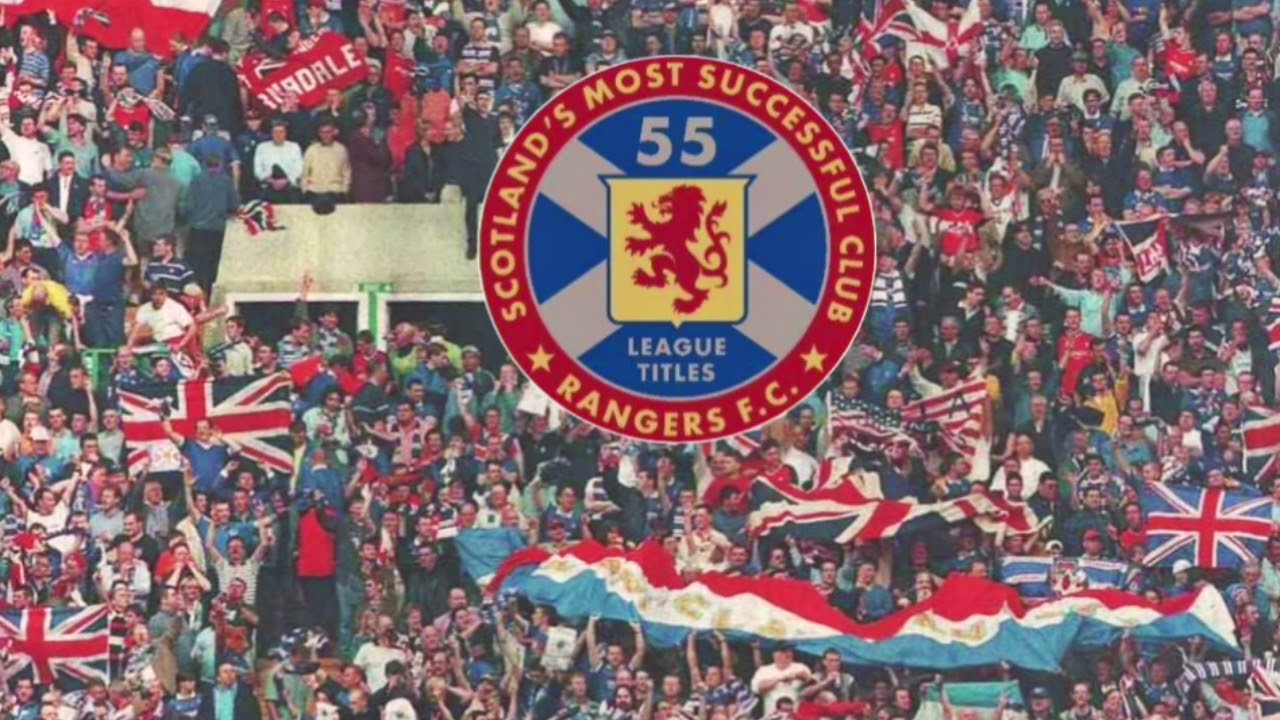55 league flags, can you see us now. - Glasgow Rangers