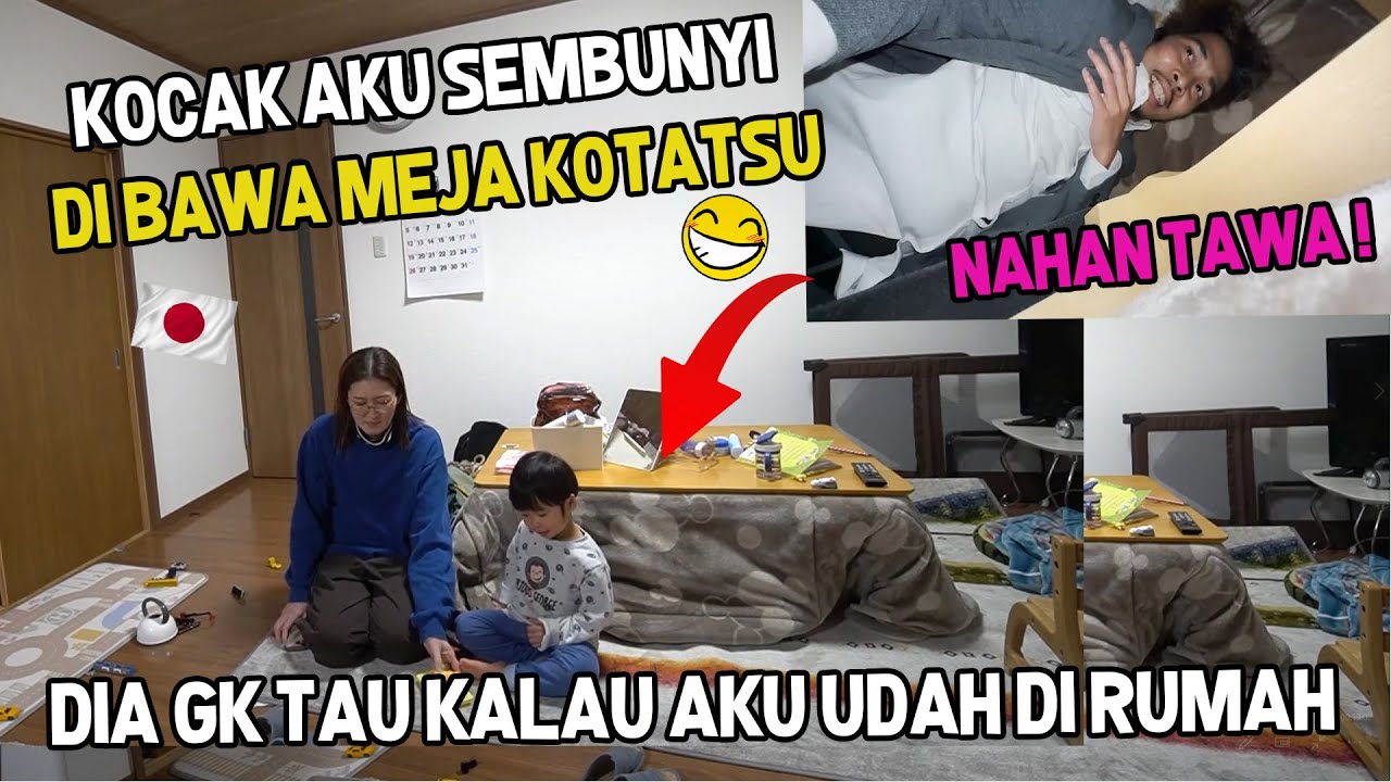 DIAM-DIAM PULANG KERUMAH TANPA SEPENGETAHUAN ANAK  ! PADA TERKEJUT NANGIS !
