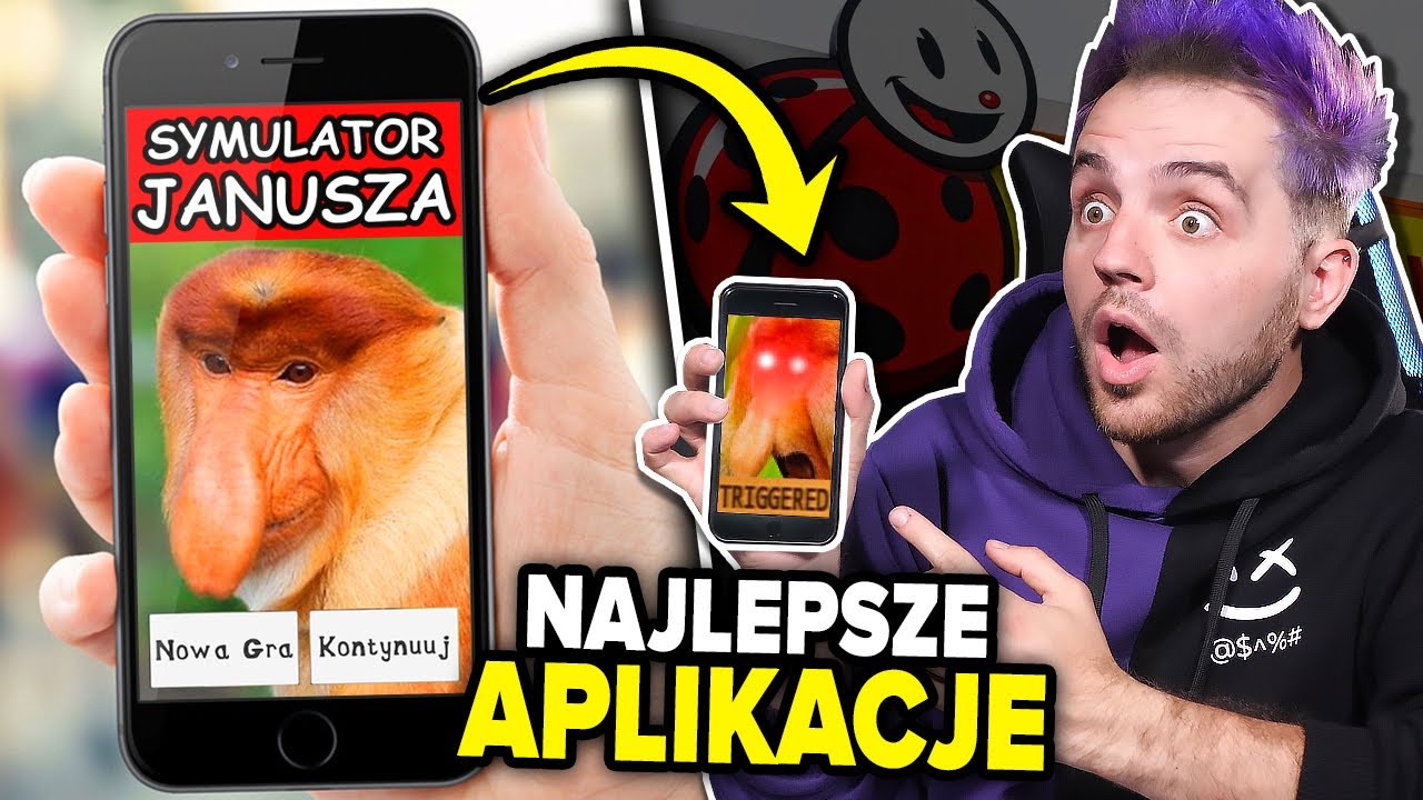 Niesamowite APLIKACJE NA TELEFON! *symulator janusza XD*