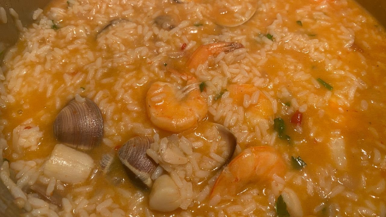 Рис с морепродуктами — португальский рис с морепродуктами