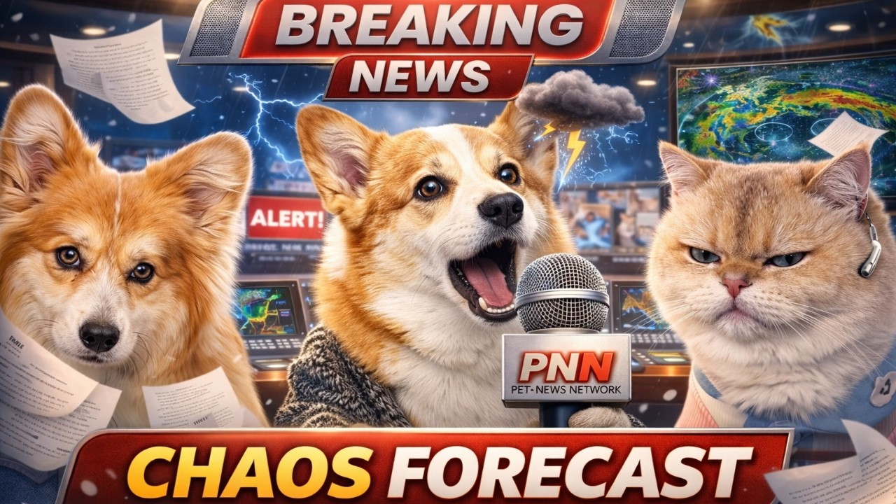 Hammy the Reporter & The Chaos Forecast 🌧️😂