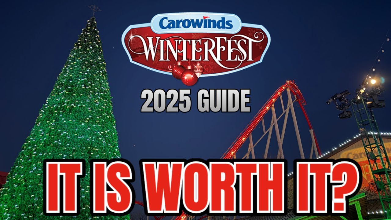 Путеводитель по Carowinds WinterFest 2025 — стоит ли оно того?