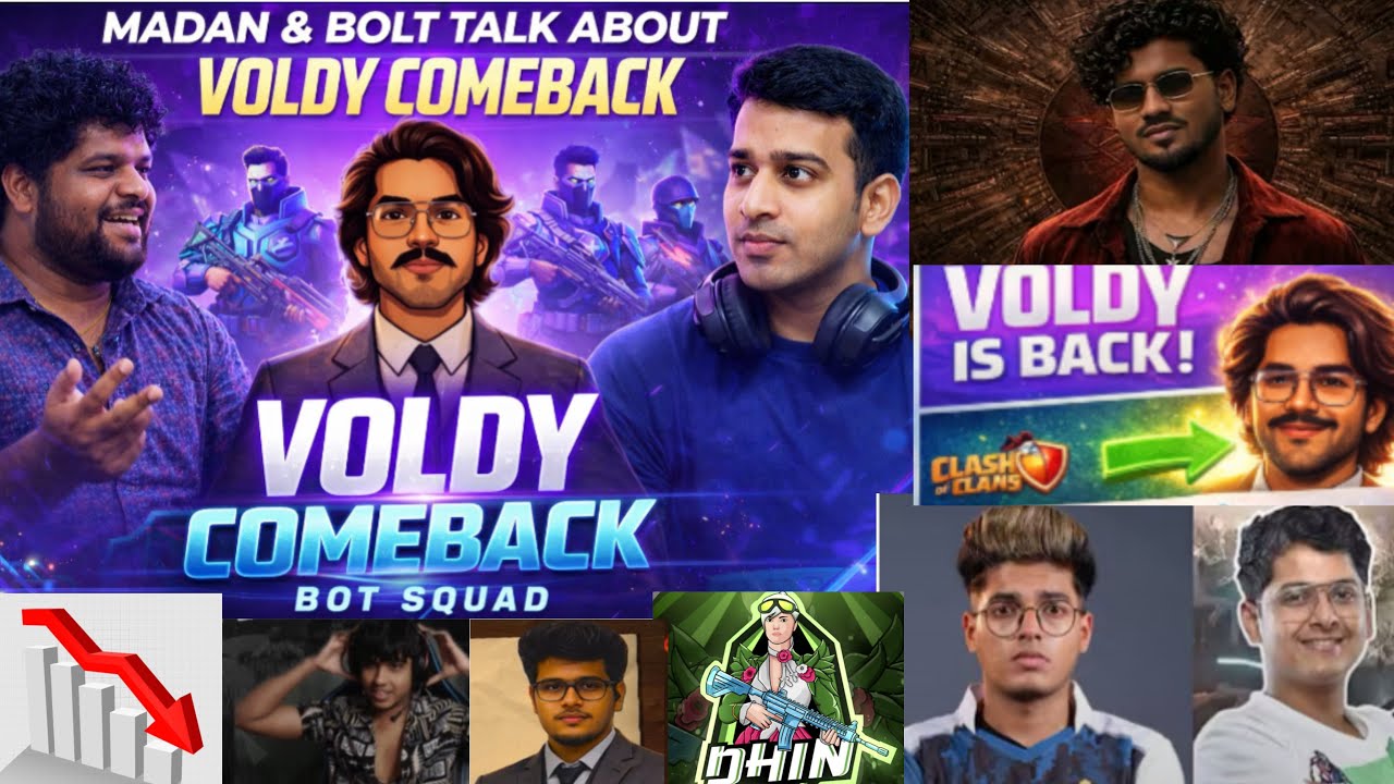 MADAN & BOLT TALK ABOUT VOLDY COMEBACK BOT SQUAD WAR #botsquad ##btswar #madan 