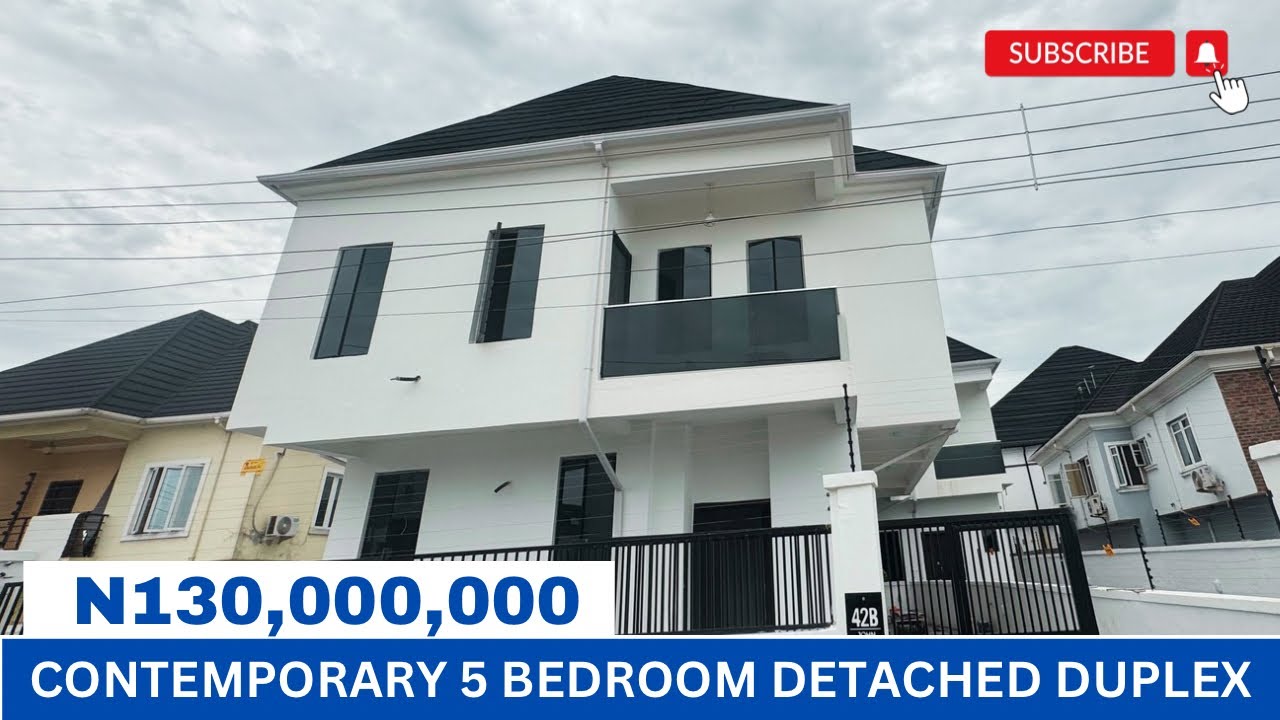 House for Sale in Lekki, Lagos Nigeria: Contemporary 5 Bedroom Detached Duplex for Sale in Ajah