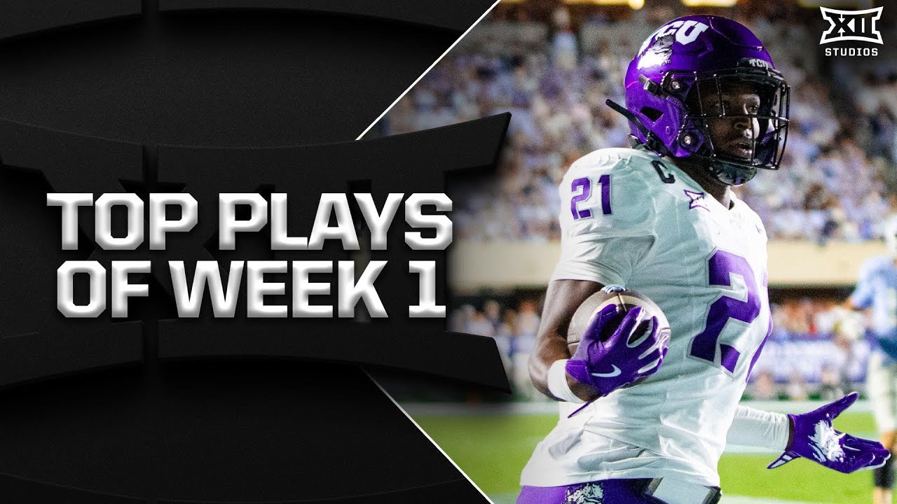 Top Plays from Week 1 | 2025 Big 12 Football
