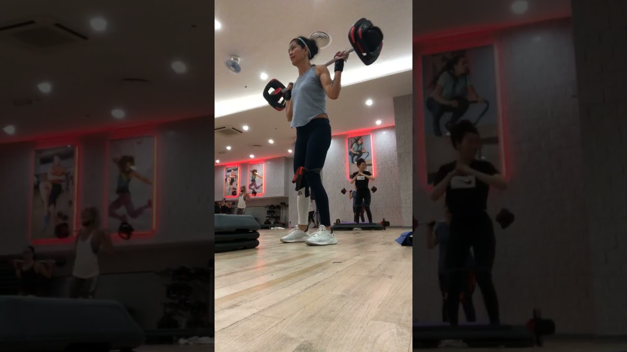 #BBB Brazilian Butt Blast with GX Mgr Fernanda #sharethemoves #sharefitness Evelyn Macha