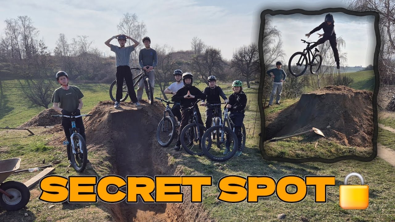 Secret Spot🤫🔒 + KRANKE Bike Areal Session || *er fällt*🙉