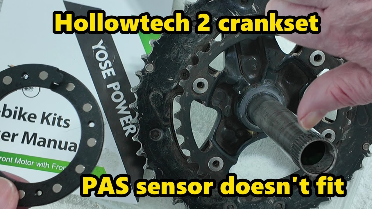 Датчик Yose Power Hollowtech 2 PAS (не подходит для шоссейных велосипедов?)