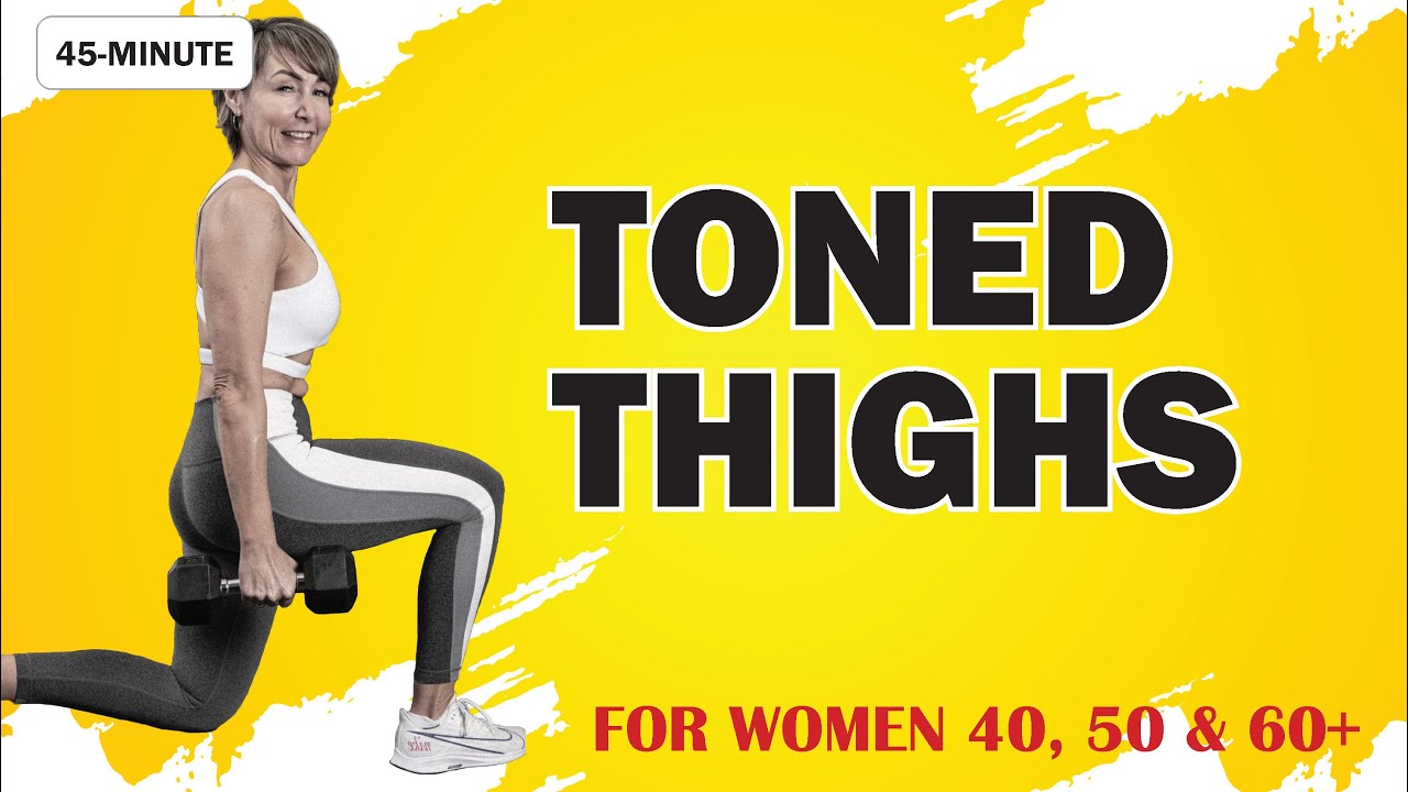Quads and Abs Workout with Dumbbells for Women Over 40