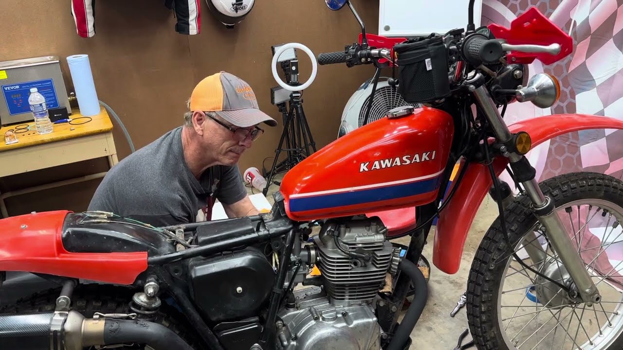 ОКОНЧАТЕЛЬНАЯ СБОРКА И ЗАПУСК ДВИГАТЕЛЯ Kawasaki KL 250 Часть 2
