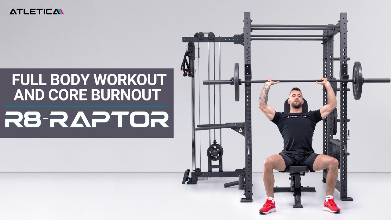 ATLETICA Power Racks Series - R8 Raptor - Full Body Workout and Core Burnout
